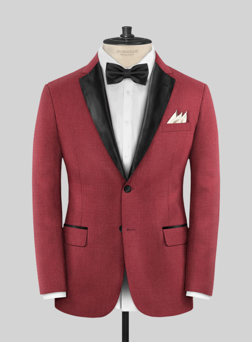 Crimson Red Tuxedo Suit
