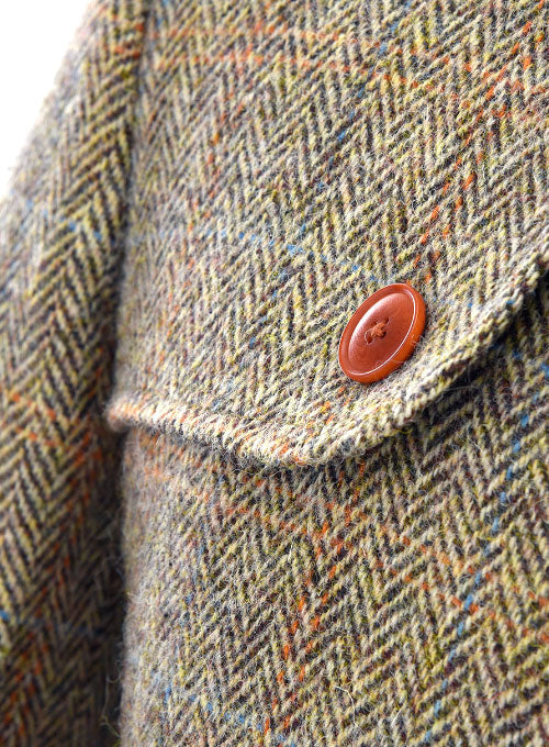 Harris Tweed Ranger Brown Hunter Style Jacket II - StudioSuits