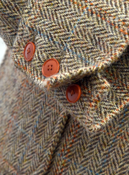 Harris Tweed Ranger Brown Hunter Style Jacket II - StudioSuits