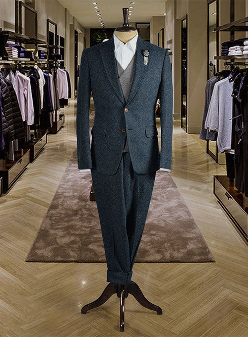 Robin Blue Flecks Donegal Tweed Suit II - StudioSuits