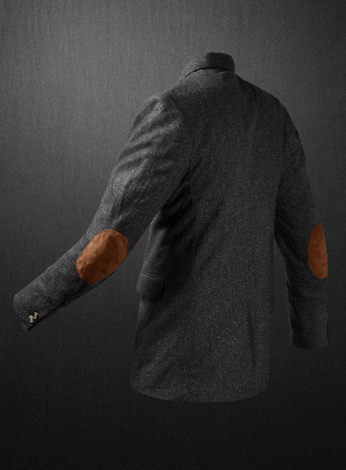 Charcoal Flecks Donegal Tweed Jacket II - StudioSuits