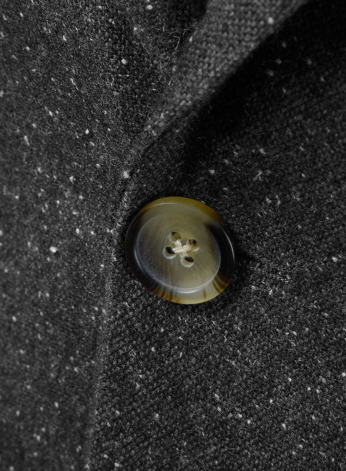 Charcoal Flecks Donegal Tweed Jacket II - StudioSuits
