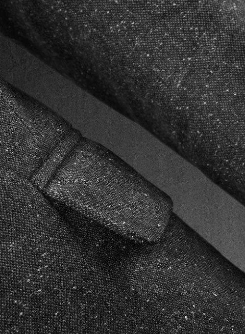 Charcoal Flecks Donegal Tweed Jacket II - StudioSuits