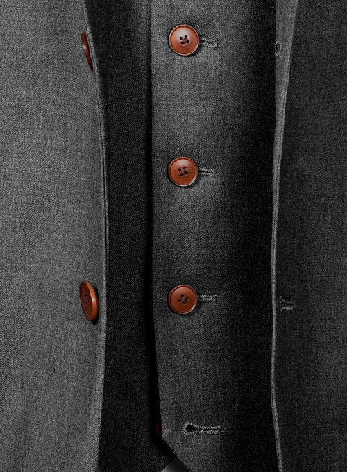 Reda Cashmere Mid Gray Wool Suit II - StudioSuits