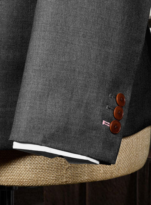 Reda Cashmere Mid Gray Wool Suit II - StudioSuits