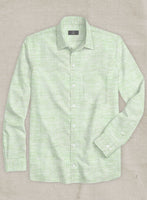 Dublin Sea Green Linen Shirt - StudioSuits