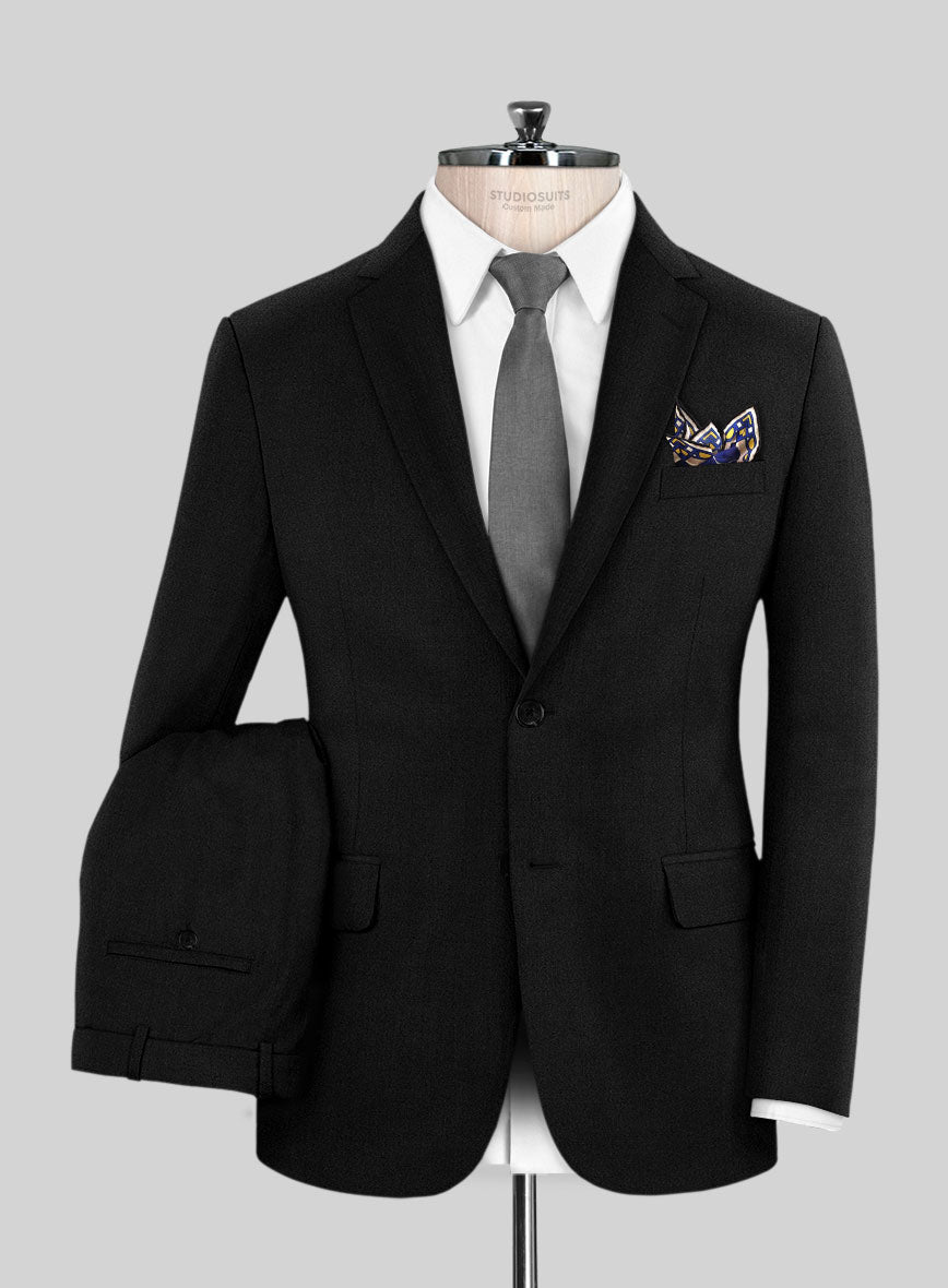 Deep Black Suit - StudioSuits