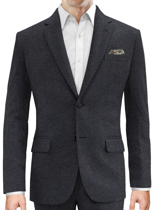 Charcoal Denim Tweed Suit – StudioSuits