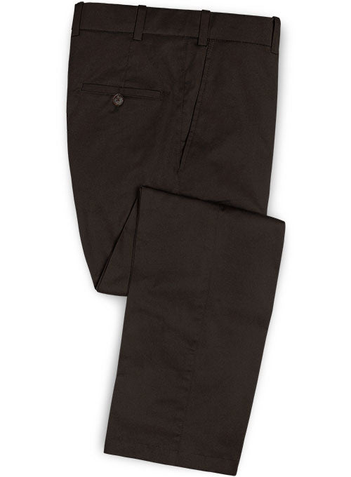 Dark Brown Chino Suit – StudioSuits