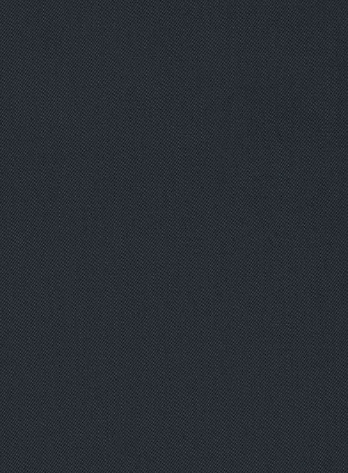 Dark Navy Stretch Twill Shirt - StudioSuits
