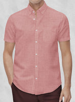 Dublin Dry Rose Linen Shirt - StudioSuits