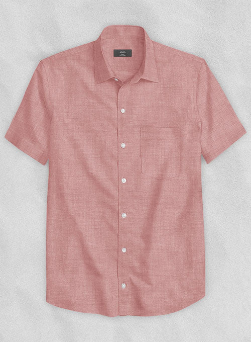 Dublin Dry Rose Linen Shirt - StudioSuits
