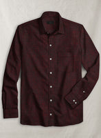 Dublin Wine Linen Shirt - StudioSuits