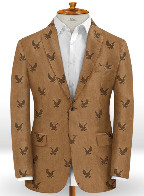 Eagle Brown Wool Jacket - StudioSuits
