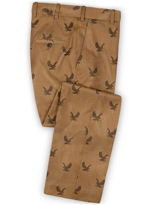 Eagle Brown Wool Pants - StudioSuits