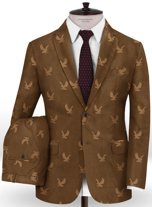 Eagle Dark Brown Wool Suit - StudioSuits