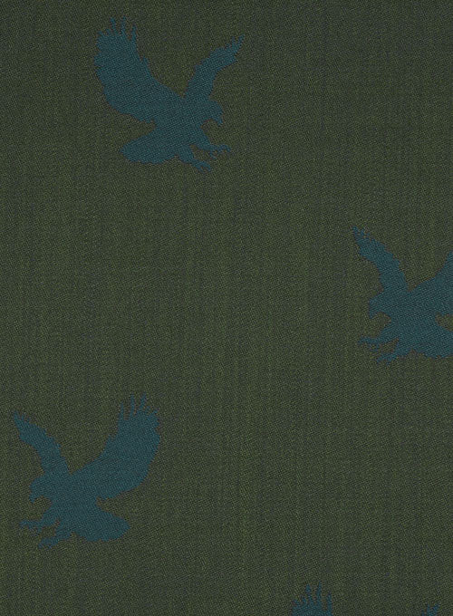 Eagle Green Wool Pants - StudioSuits