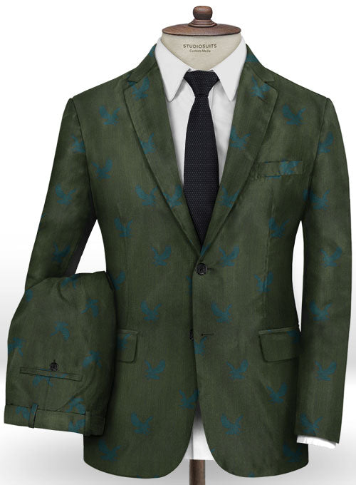 Eagle Green Wool Suit - StudioSuits