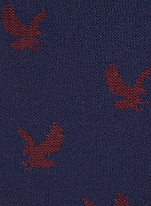 Eagle Oxford Blue Wool Jacket - StudioSuits