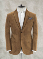 Earthy Brown Stretch Corduroy Suit - StudioSuits