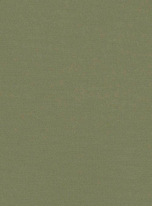 Easy Pants Green Cotton Canvas - StudioSuits