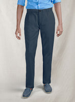Easy Pants Royal Blue Cotton Canvas - StudioSuits