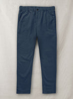 Easy Pants Royal Blue Cotton Canvas - StudioSuits