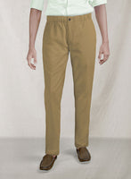 Easy Pants Tan Cotton Canvas - StudioSuits