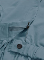 Easy Pants Nord Blue Cotton Canvas - StudioSuits