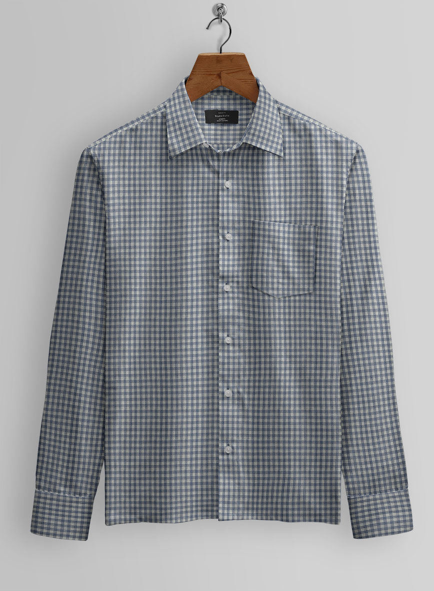 Edico Checks Wool Shirt - StudioSuits