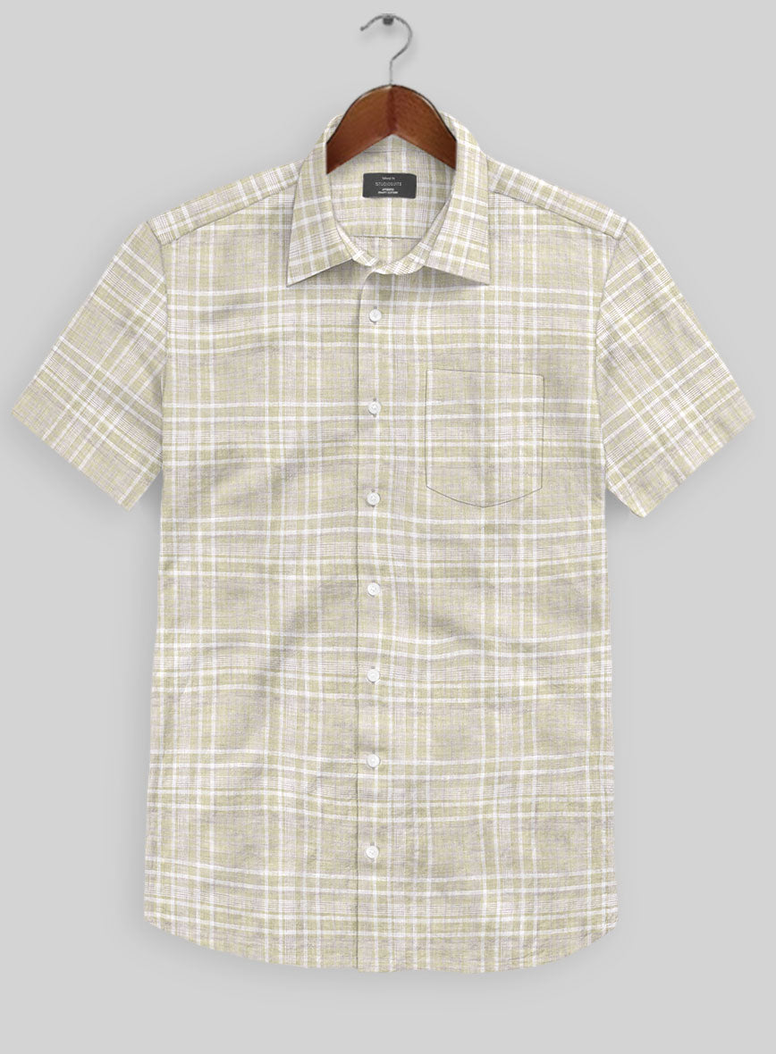 Egildo Checks Linen Shirt - StudioSuits