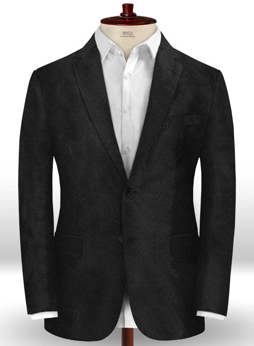 Enar Black Wool Suit - StudioSuits