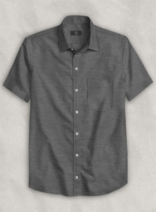 English Twill Gray Shirt - StudioSuits