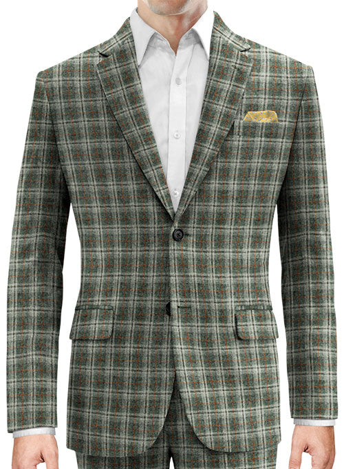 Essex Green Tweed Jacket - StudioSuits