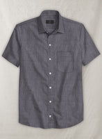 European Haze Purple Linen Shirt - StudioSuits