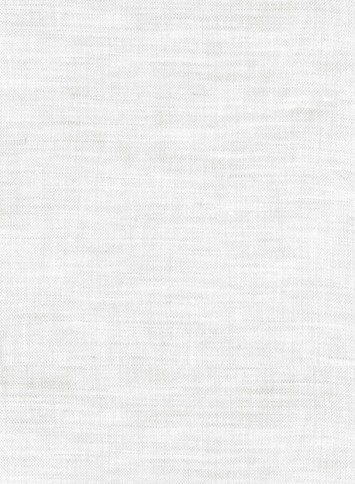 European Pale Gray Linen Shirt - StudioSuits