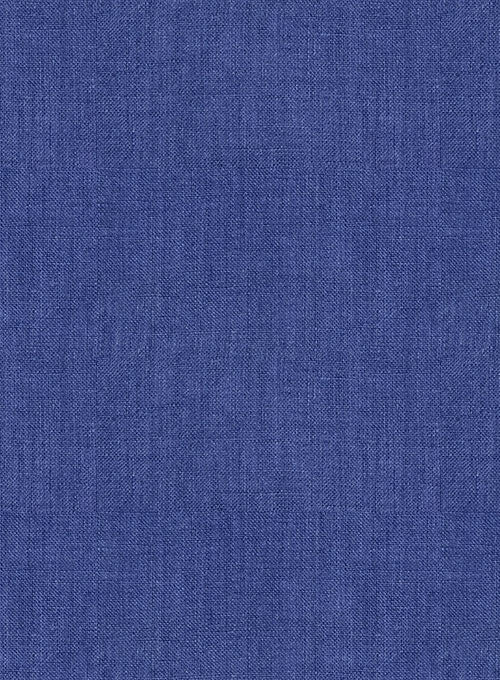 European Cruise Blue Linen Shirt - StudioSuits