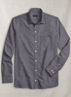 European Haze Purple Linen Shirt - StudioSuits
