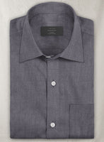 European Haze Purple Linen Shirt - StudioSuits
