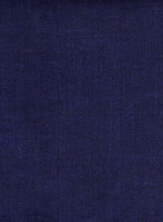 European Indigo Blue Linen Shirt - StudioSuits