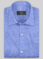European Jordy Blue Linen Shirt - StudioSuits