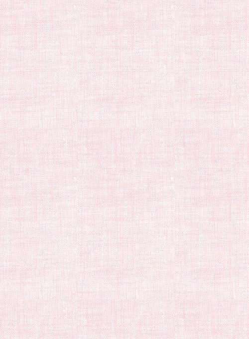European Pink Linen Shirt - StudioSuits