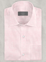 European Pink Linen Shirt - StudioSuits