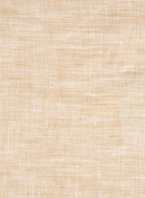 European Light Brown Linen Shirt - StudioSuits