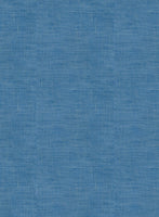 European Phthalo Blue Linen Shirt - StudioSuits