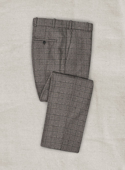 Fabri Checks Tweed Pants - StudioSuits