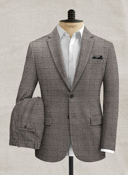 Fabri Checks Tweed Suit - StudioSuits