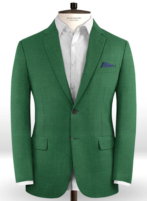 Fern Green Wool Suit - StudioSuits