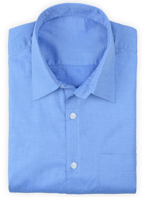 Filafil Poplene Blue Washed Shirt