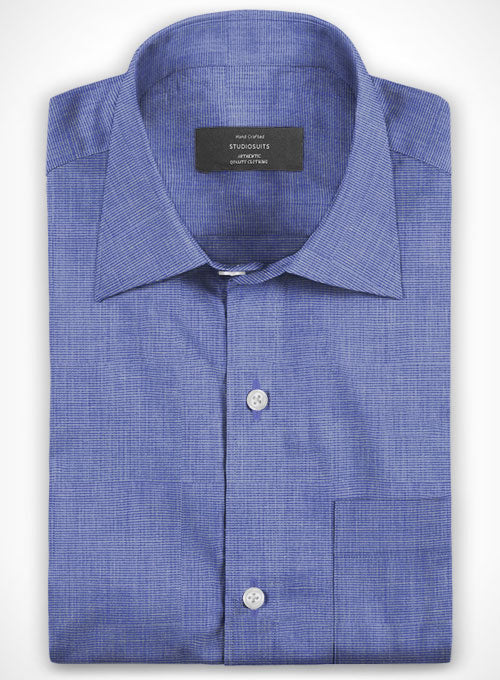 Filafil Poplene Blue Shirt - StudioSuits